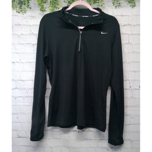 Nike Tops - Nike | Running Shirt 3\4 Zipper w/Thumb Holes Size Large